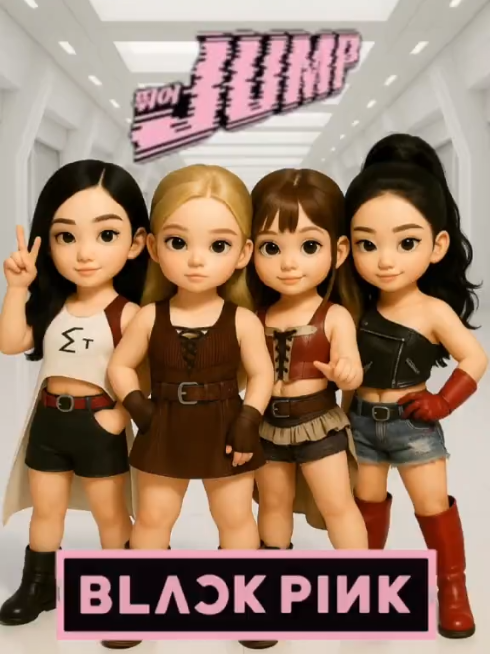 JUMP 🖤🩷 @zzy2006_1201   #lisa #rosé #jennie #jisoo    #blackpink 