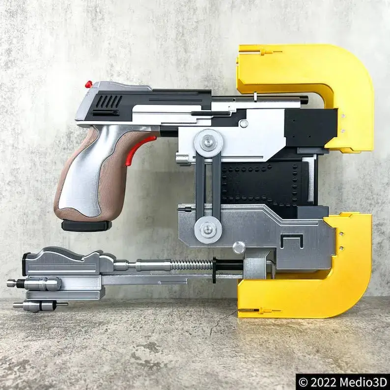 Fully Assembled Dead Space Plasma Cutter Pistol Toy - $87.20 Futuristic Rey's Blaster Prop Movie Replica LPN NN-14 with Stand - $41.60 Customizable Mandalorian Blaster Actual Size with Stand - $57 Just vibin’ with some next-level sci-fi armory. These new drops got that “don’t ask, just stare” energy. Pick your fighter, or don’t—just let the mood hit you. 🔫✨ #scifiaccessories #gamergear #nerdgear #futuristicprops #collectibles