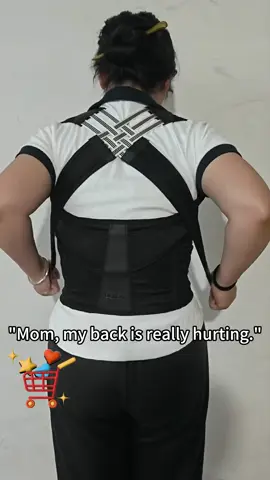 Mom my back is really hurting #rushtok #tiktokshopbacktoschool #posturecorrection #fyppppppppppppppppppppppp #hunchbackofnotredame #posturecheck #dealsforyoudays #tiktokshop 