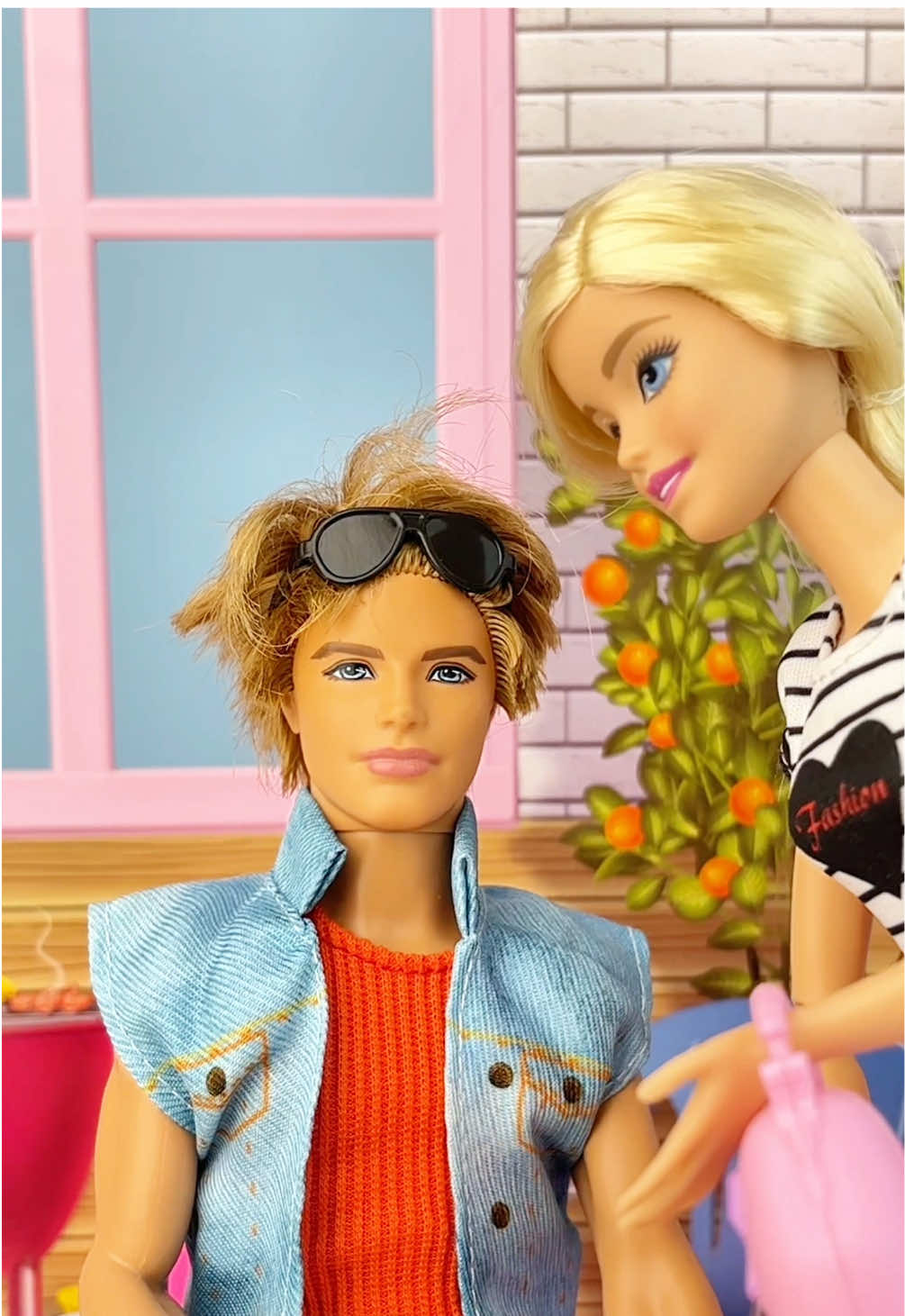 Barbie dozed off while getting a facial #barbiegirl #toystory #barbie #barbietoys 
