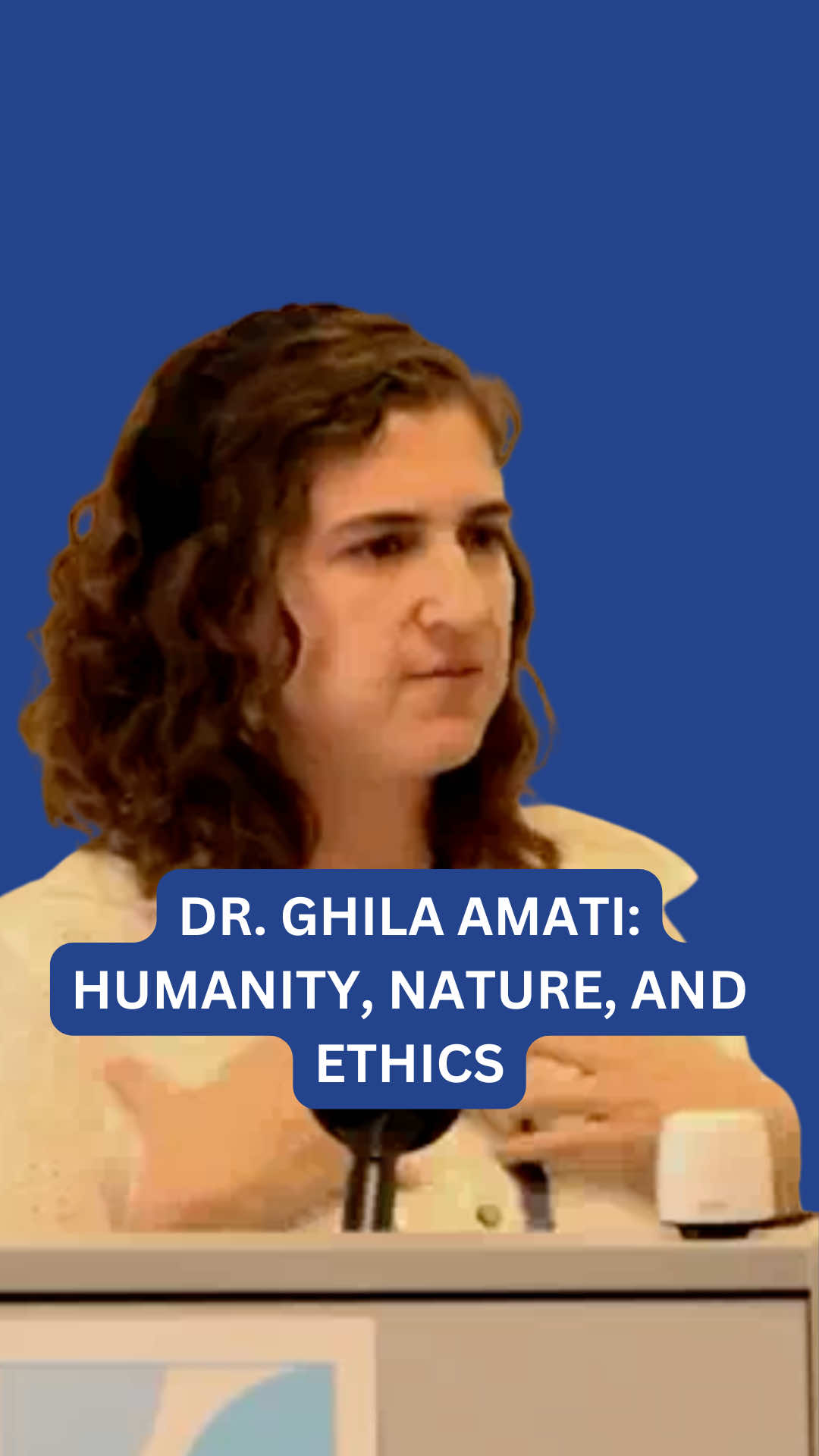 JPPI Fellow, Dr. Ghila Amati gave a lecture on Rabbi Soloveitchik's Eco-Theological Response to the Anthropocene Era. Link to the full event: http://bit.ly/41yGksw