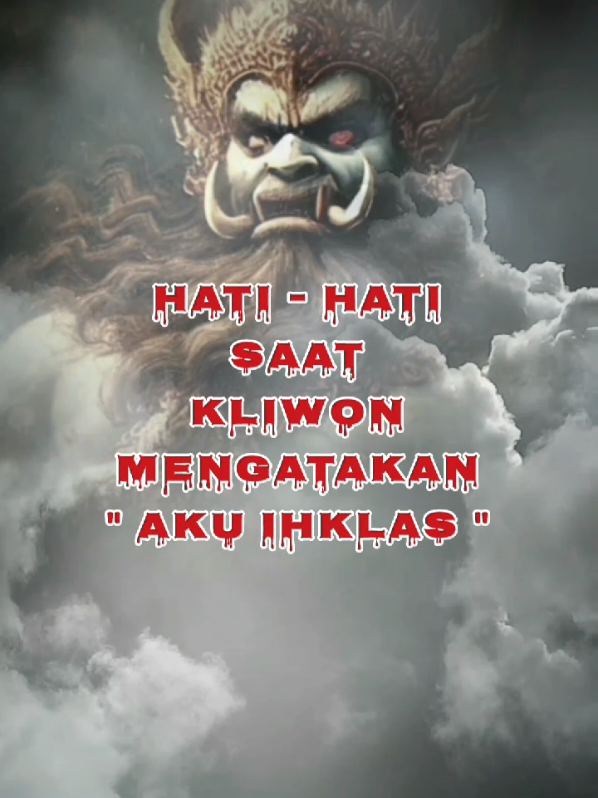 IHKLASNYA WETON KLIWON #weton #wetonjawa #wetonjowo #wetonkelahiran #kliwon #kliwonan #wetonkliwon #sakral #keramat #keramat2 #ghaib #angker #mistis #wingit #mistis #tiktok 