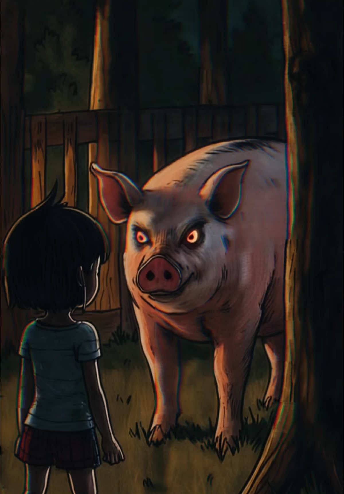 Não crie porcos em casa! 🐷🐗🐽⚠️ Ou isso pode acontecer com vocês! Cuidado! 🐗 #porco #terror #historia #vocesabia #historiareal 