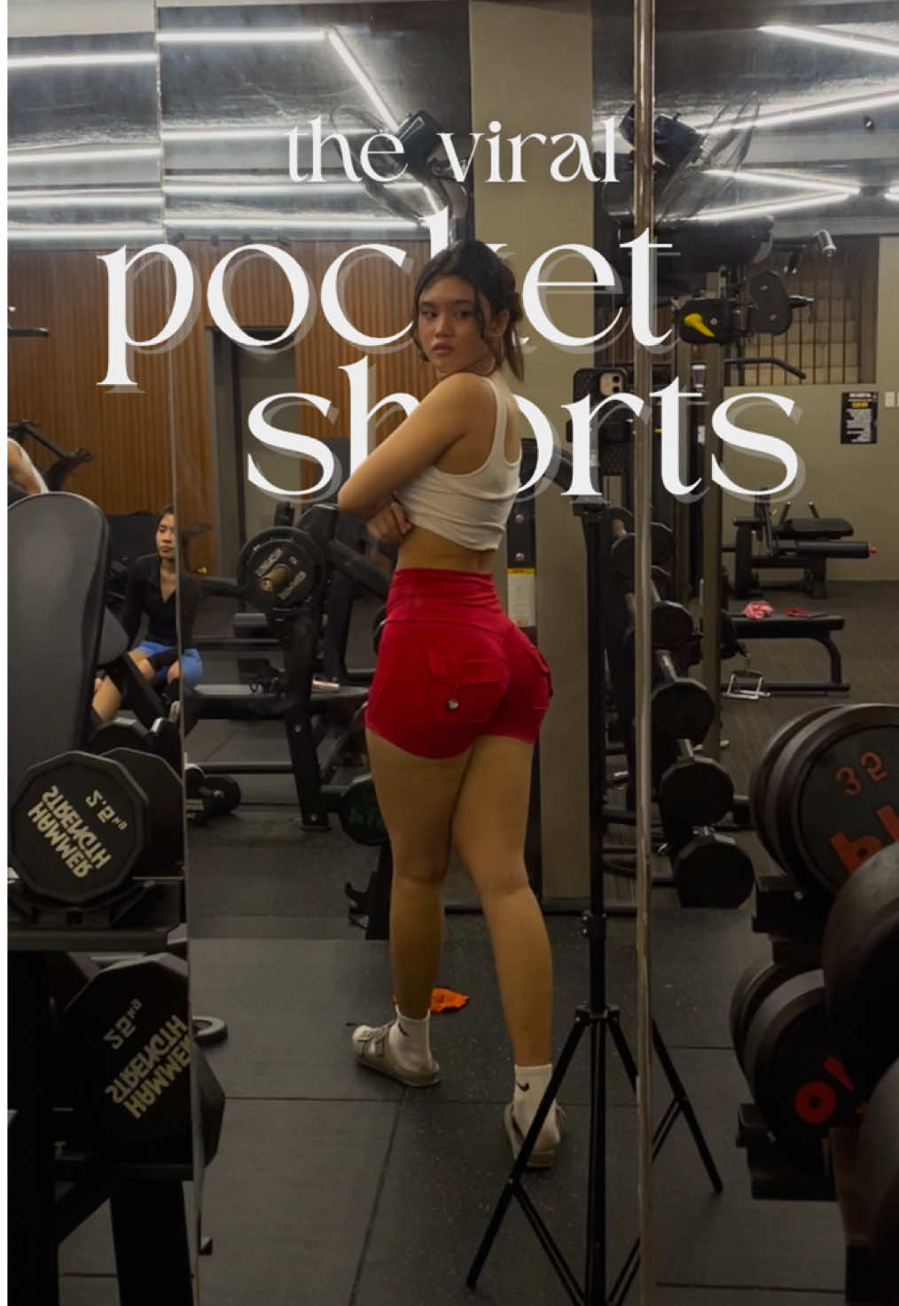 pocket shorts >>> #gymfit #gym #gymgirls #LIVEIncentiveProgram #LIVEStory #PaidPartnership 