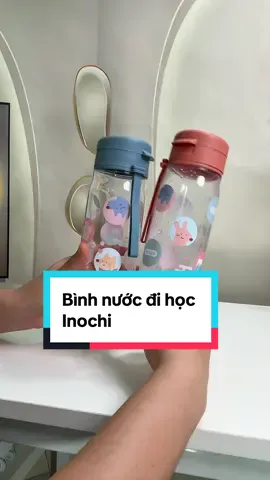 Bình nước cầm tay mang đi học đi làm. Bình nước inochi . Bình nước nhựa tritan #binhnuocchobe #binhnuocdihocchobe #binhnuocinochi 