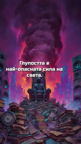 Глупостта е най-опасната сила! #скитащислова #humanproject #живот #humanity #cognitivefunctions 