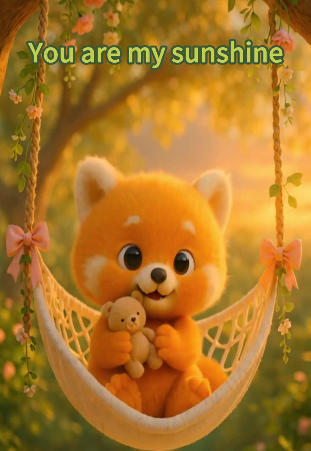 Bubu singing💛 You are my sunshine#redpanda #sunshine☀️ #youaremysunshine #kidssong #babysong #kidsoftiktok #baby #foru #babysinging #cuteanimal #nurseryrhyme #englishkidssongs #momandbaby #babylove #dadandbaby 