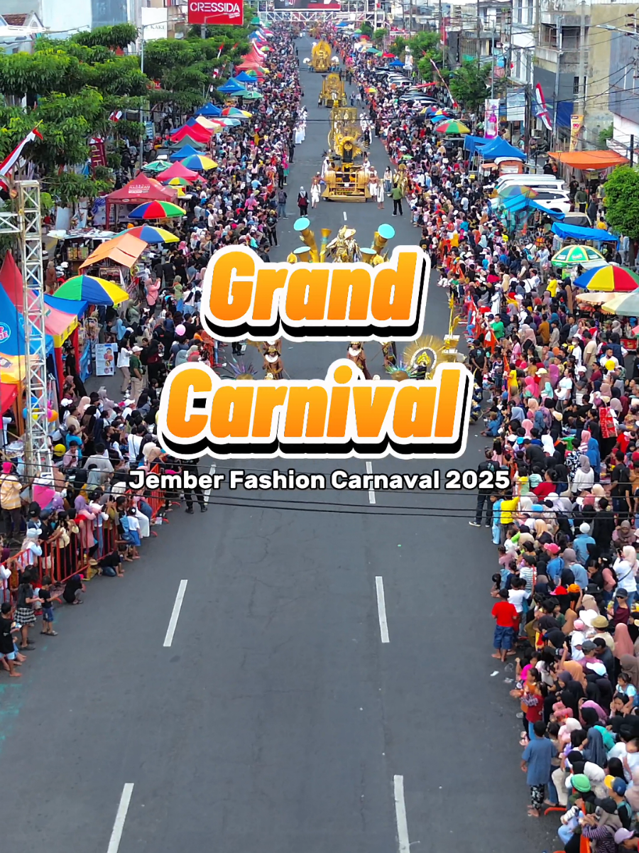 Kemeriahan Grand Carnival | Jember Fashion Carnaval 2025 #jemberfashioncarnaval #jfcjember #jfc2025 #jembertiktok #jember 