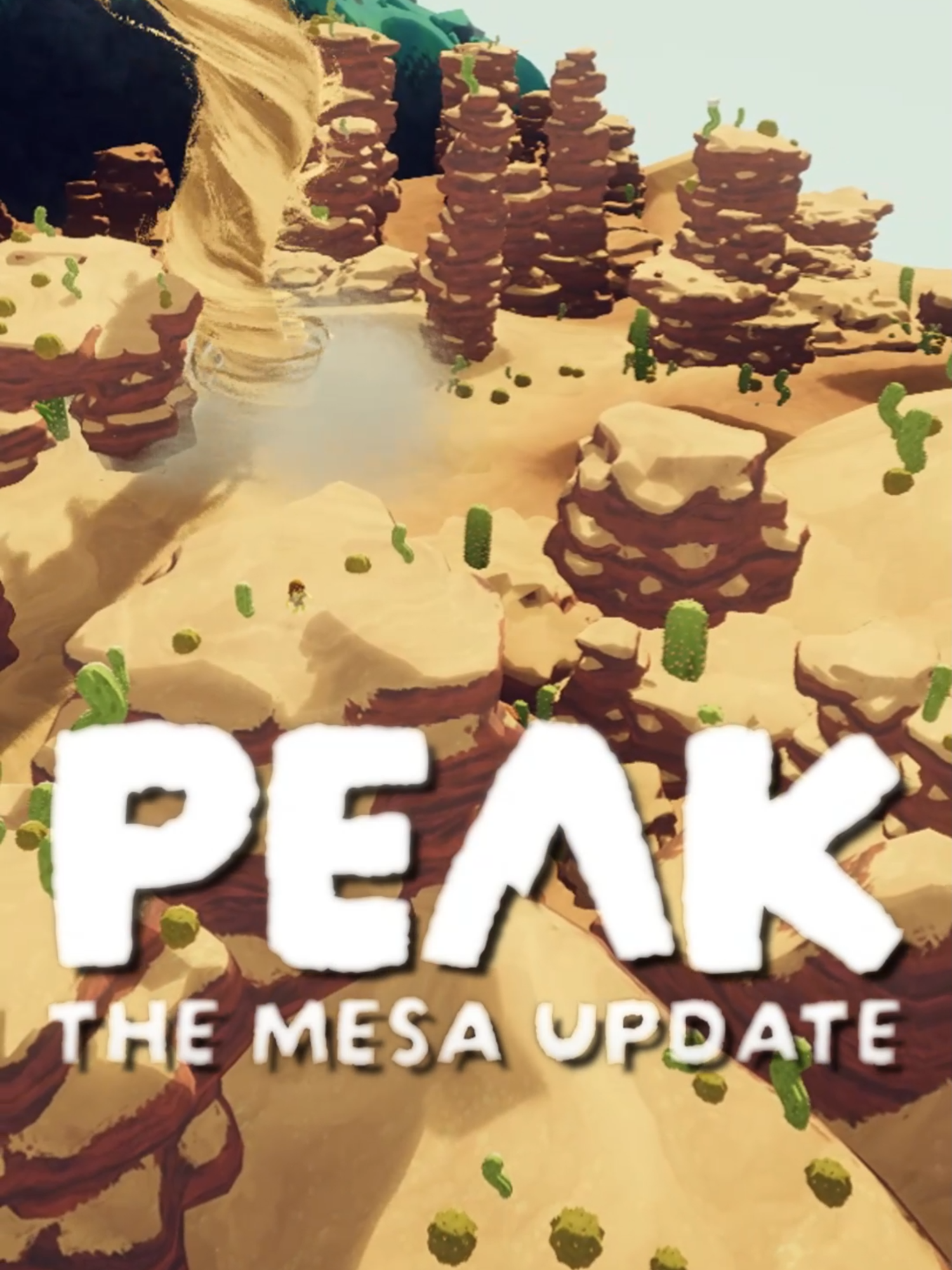 First look at the MESA BIOME in PEAK - The new Desert map arrives tomorrow! #PEAK #peakgameplay #peakgame #peakbeta #peakpatch #fyp #peakupdate