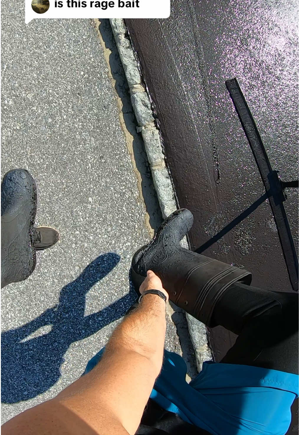 Replying to @nnfigako I’ve NEVER seen people get this upset over painting a driveway 😂 