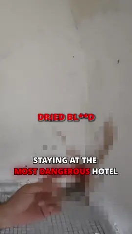 Staying at the MOST DANGEROUS Hotel in the world.. #arab #travel #fyp #foryou #china #hotel #motel #blood #fight #scary 