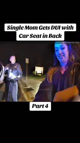 Single Mom Gets DUI with Car Seat in Back #police #policeofficer #cops #bodycam 
