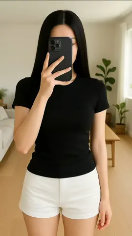 Áo thun ôm body cotton lông mịn, co dãn dễ chịu #tranganhshop23 #aothunombodynu #thoitrangnu 