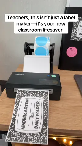 Transform your classroom organization with the Jaden’s Thermal Printer! Perfect for teachers, this portable, ink-free printer creates custom labels, reminder stickers, behavior charts, and even photos straight from your phone. Save time and money while labeling cubbies, making visual reminders, and keeping behavior management simple. Includes free 3-day shipping so you can start organizing fast. #teachersoftiktok #classroomsetup #teachermusthaves #thermalprinter 