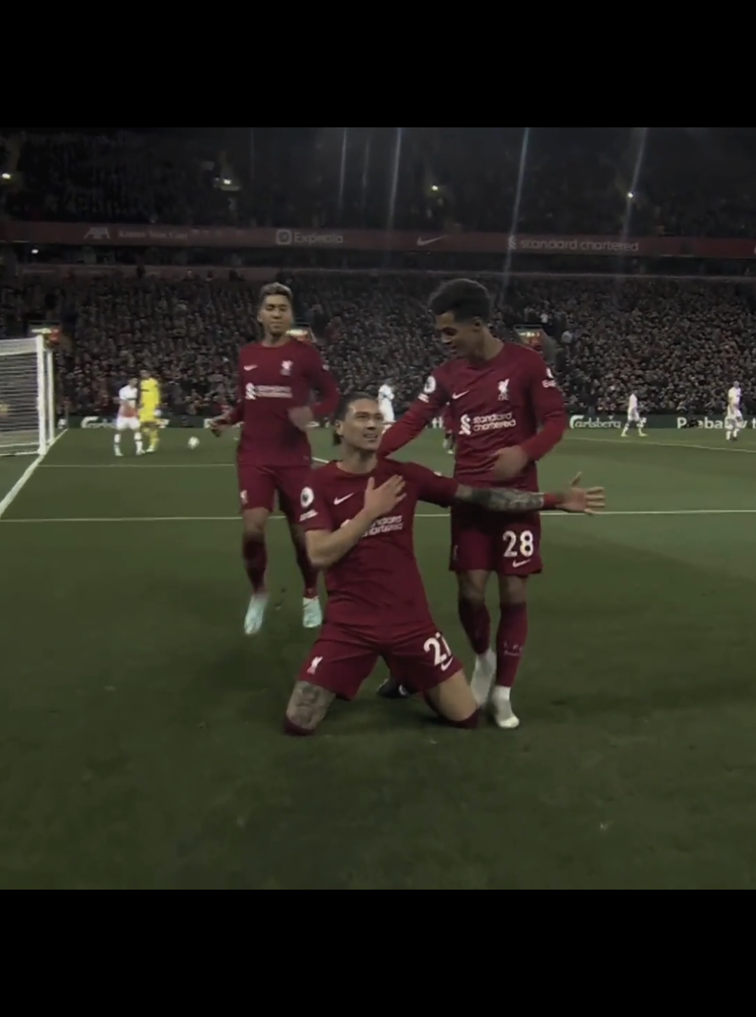 we will always remember your motivation, thank you Darwin #liverpool #anfield #ynwa #football 