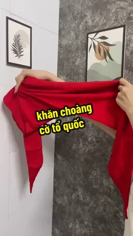 khăn choàng cờ tổ quốc #chinhuy68 #chinhuyoi #khanchoang #khanchoangcotoquoc 