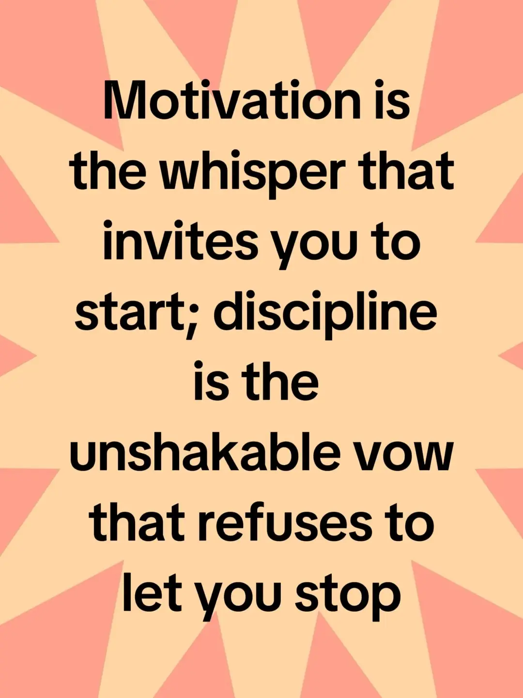 Motivation is beautiful, it feels like sunrise in your chest, a rush that says, “Go. Do it now.” But feelings are fleeting. They bend under the weight of stress, distraction, and fear. Discipline is different. Discipline is a choice you remake every day. It’s a quiet, stubborn act of rebellion against the part of you that craves comfort. It’s waking up early not because you want to, but because you said you would. It’s working on your dream project when no one is clapping yet. It’s keeping the promise you made to your future self, even when your present self protests. Motivation lights the match. Discipline builds the fire pit, tends the flames, and keeps it burning through the coldest nights. You won’t always feel like showing up. You won’t always feel strong. And that’s okay—discipline doesn’t ask you to feel ready. It only asks you to act. Because the truth is… your life will be built not on the days you felt inspired, but on the days you didn’t—and showed up anyway. Today, move with intention, not impulse. Comment “🔥” if you’re ready to honor your commitments even when the mood fades. #DisciplineOverMotivation #IntentionalLiving #MindsetMatters #DailyDiscipline #SelfMastery #ConsistencyWins #ShowUpAnyway #InnerStrength #LifeByDesign #HustleAndHeart