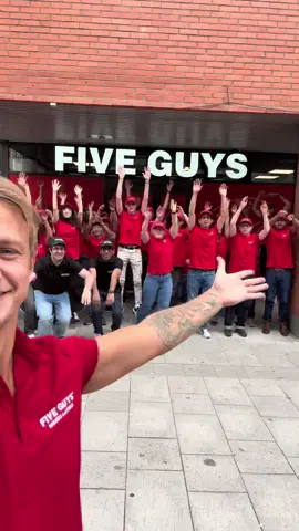 Uppsala - training week has officially started! Soon we will open our second restaurant in Sweden at Dragarbrunnsgatan 34, Uppsala. 🍔 #fiveguys #uppsala 