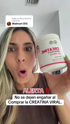 Replying to @Glory Rivera  Si realmente buscan ver resultados positivos con esta Creatina asegúrense de comprar la original. #creatine #creatina #glutes #gymgirls #tiktokshop 