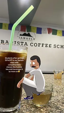 Who wouldn’t be happy?Do visit MANASLU BARISTA COFFEE SCHOOL  ☕ From beginner to Certified barista 🎯 Limited seats. J📆secure your place today.            📍Kalimati chowk                               📞 9813904796 ☎️ 015315306             #manaslubaristatrainingschool #admissionopen #baristadaily #trend #coffee #nepal #goviral 