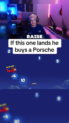 He really wants his new Porsche #aviamasters #planegame #prophet #streamer #porsche #landing 