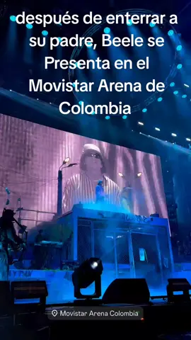 Beele en el Movistar Arena, después de enterrar a su Padre #fyp #beele #Viral 