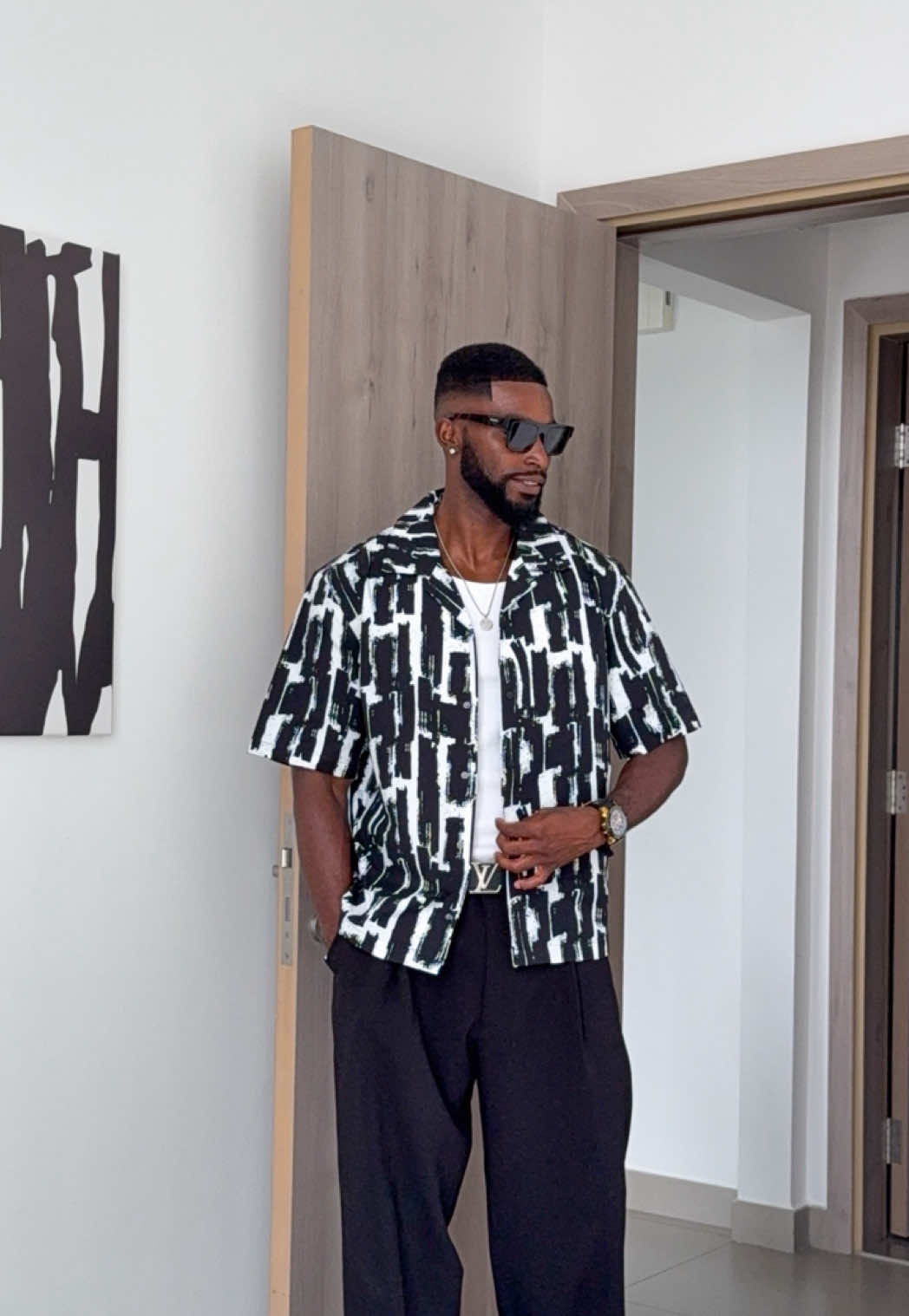 GRWM - What do you think of these two summerfits from @NovaMEN by @Fashion Nova  #fyp #fashion #foryou #pourtoi #grwm #blackmen #FitTok #outfit #viral #losangeles #dubai 