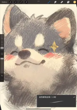 I like to listen to the sound of crayon brush painting.#procreatebrushes #procreate #procreateart #xiaozhubrush #original #procreateapp 