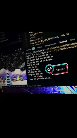 Chi la… #it #coding #python #music #fyp #viral #text07 #listnhaccuatung 