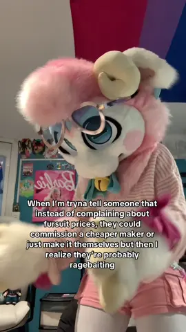 And then they complain about the cheaper prices too (they want it for free) #furryfandom #fursuitmaker #fursuit #kemonofursuit #furry #furrytiktok #fursuiter 