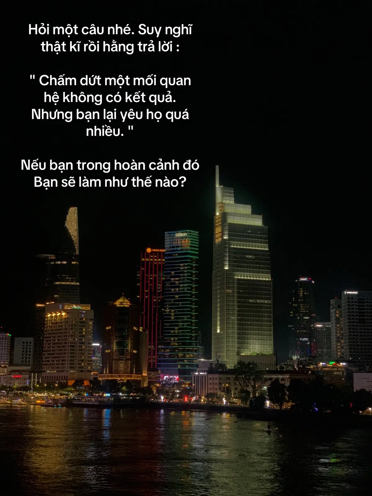 Bỏ thì thương mà vương thì khổ…  Làm sao bây giờ nhỉ…?  #tâmtrạng #câuhỏi #sàigòn #buôngbỏ #buồn #pyf #xuhuong #sàigòn  