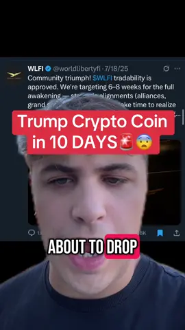 #Trump Coin in 10 DAYS🚨 #Crypto #Cryptocurrency #Cryptok #CryptoTrading #Bitcoin #Ethereum #BTC #ETH #XRP #Ripple #TradeshipUniversity #Sol #Trading #RLUSD #DOGE #Memecoin 