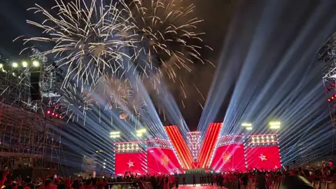 Pháo hoa tại Concert Quốc Gia SVĐ Mỹ Đình #beatvn #beatnetwork #tiepluatuhao #traotaythehe #hoangacid #A80 #ConcertQuocGia #ToQuocTrongTim #BaoNhanDan 