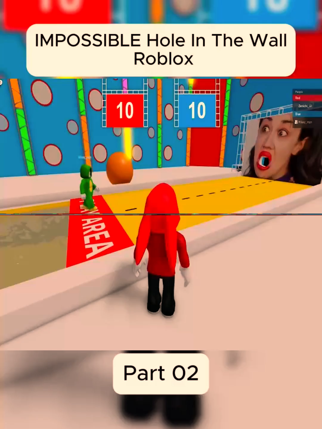 Part 2 impossible hole in the wall RoBlox #fyp #videoviral #robloxfyp