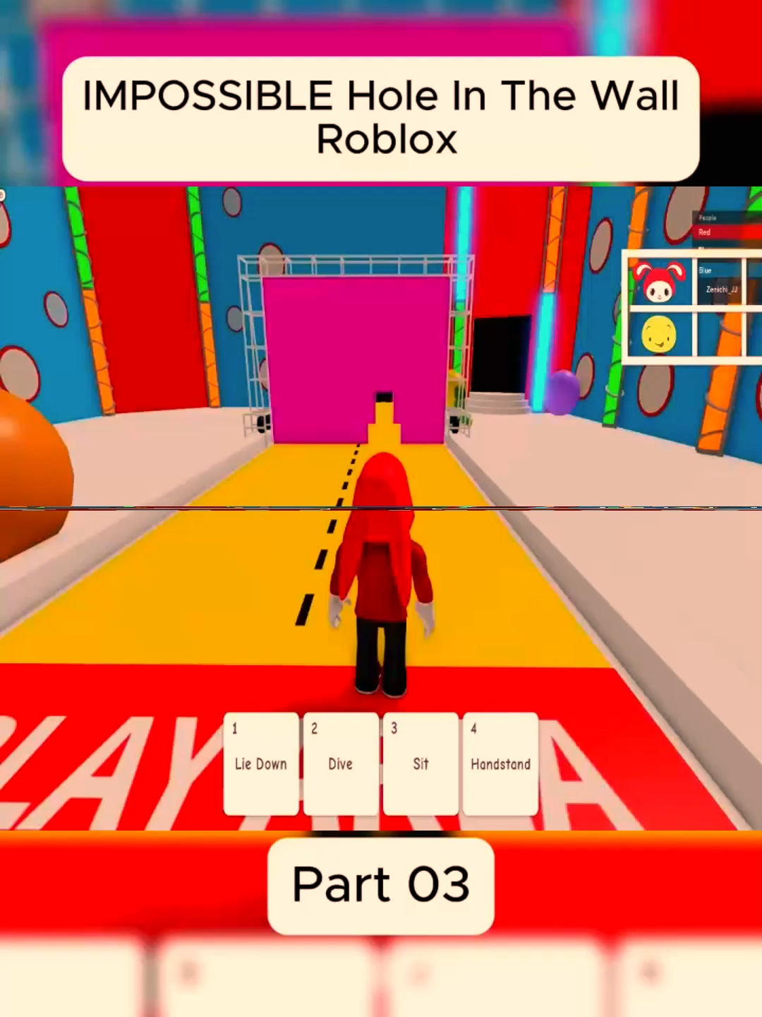 Part 2 impossible hole in the wall RoBlox #fyp #videoviral #robloxfyp