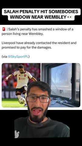 Salah penalty hit somebody’s window near Wembley #mosalah #salah #liverpool #lfc #crystalpalace #communityshield #fyp 
