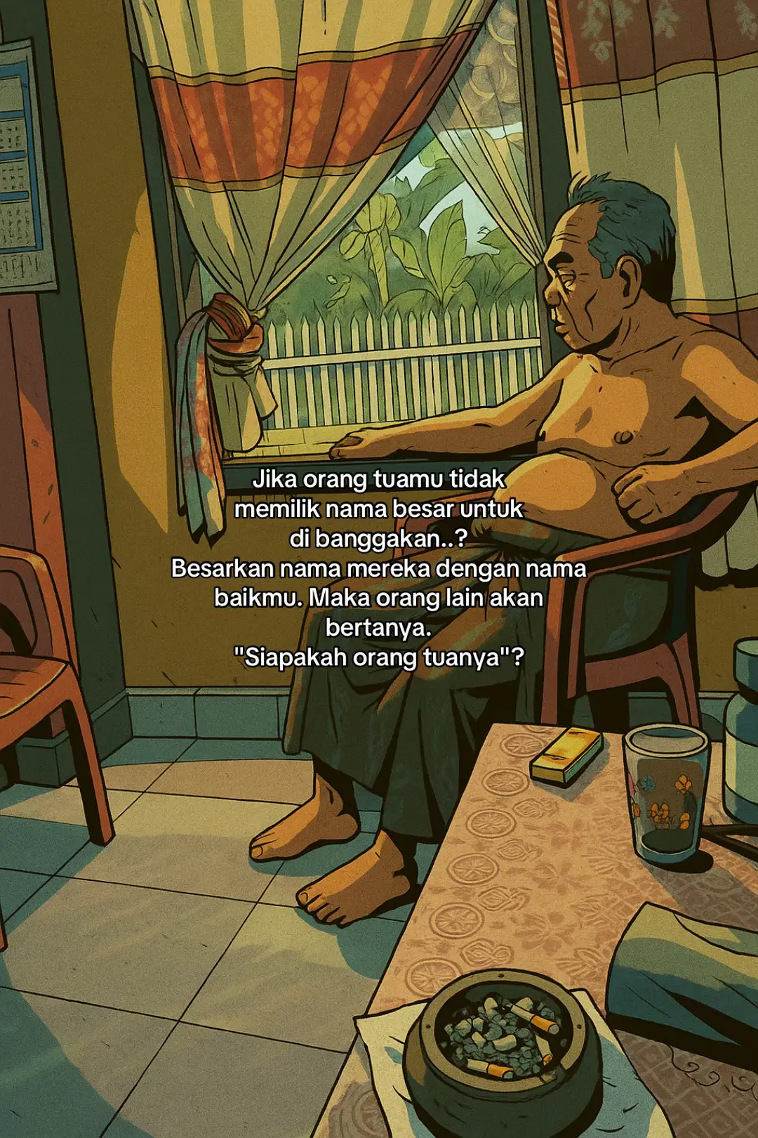 Buatlah orang tuamu bangga dengan nama baikmu#fyp #4u #sad 