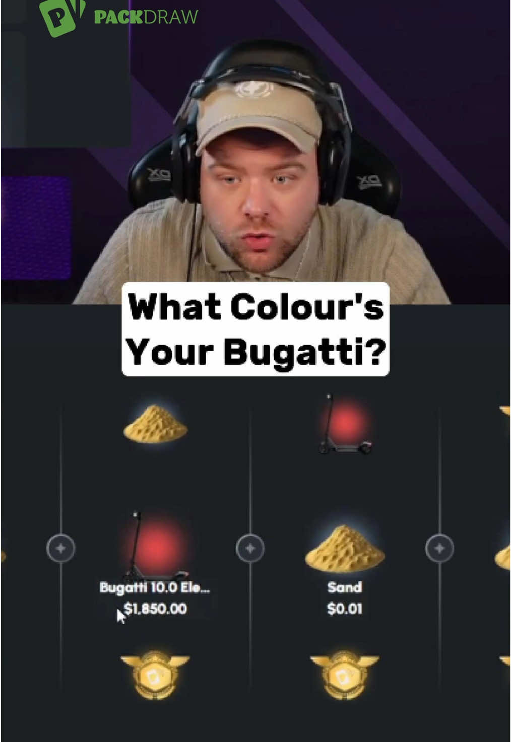 WHAT COLOURS YOUR BAGUTU? #fyp #packdraw #gaming 