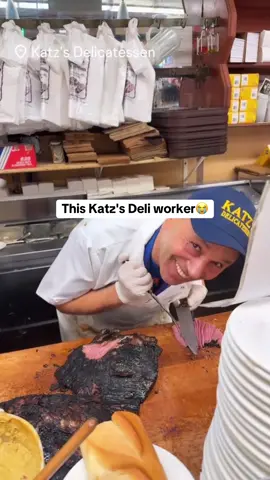Cutter No. 3😂 at @Katz’s Delicatessen  #pastrami #cheese #sandwich #WhereToEat #katzsdelicatessen #nycfood #nyc #Foodie #bestfood #FoodTok #foodreview 