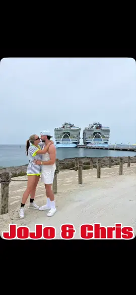 Chris & Jojo on the private island 🏝️❤️#jojosiwa #chrishughes #viral #cojo #staroftheseas 