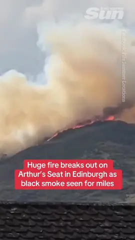 A major wildfire has taken hold of Arthur’s Seat in Edinburgh, as fire crews battle the blaze on the iconic landmark.  Smoke from the fire, which is understood to have started around 3.30pm, can be seen from as far away as Fife.  #fire #wildfire #arthursseat #edinburgh #Scotland 