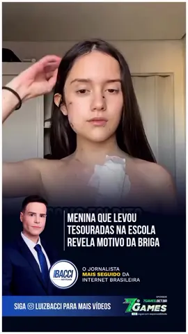 Vídeo publicado pela jovem vítima das tesouradas revela o motivo da briga na Escola Estadual José Chediak, na zona leste de São Paulo, na última terça-feira (05). A estudante contou que vinha sofrendo ameaças da colega e que as duas já haviam se envolvido em outra confusão. Durante a última briga, a agressora usou uma tesoura para ferir a vítima. O caso ganhou repercussão após o vídeo ser divulgado na página BacciNotícias.  #noticia #zonaleste #jovem #noticias 