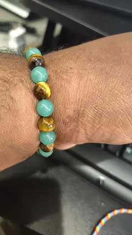 Serving tiger’s eye AND turquoise energy try not to stare. #WristCandy #GoodVibesOnly 