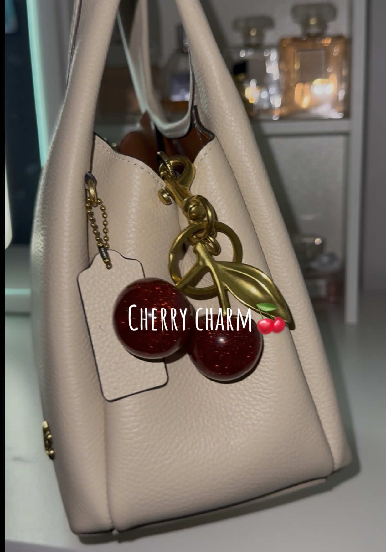 Why pay almost $100 when you can have an IDENTICAL one for less than $8?  #lanabag#cherrycharm#coachdupe#cherry#cherrycharmbag#cherrycharm#cherrykeychain#lanabagcoach#lanavag23#style #fyp#paratiiiiiiiiiiiiiiiiiiiiiiiiiiiiiii#viral#lanabag#viral_video 
