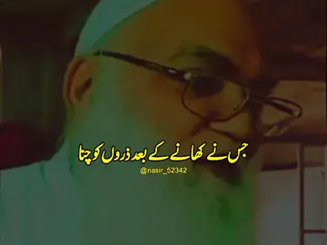 جس نے کھانے کے بعد ذروں کو چنا۔۔۔۔۔ #islamic_video #islamicreminder #foryou #foryoupage #nasir_52342 #unfreez #unfreezemyaccount #grow #growmyaccount #views #viewsproblem 