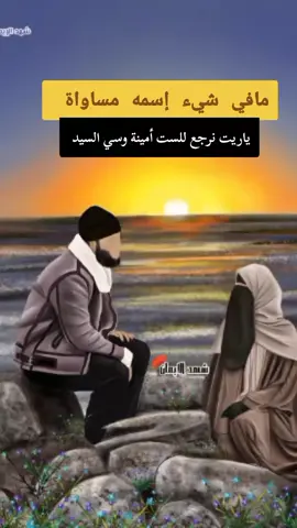 المساواه أن الرجل في ميدانه والمرأة في ميدانها ويكملوا بعض