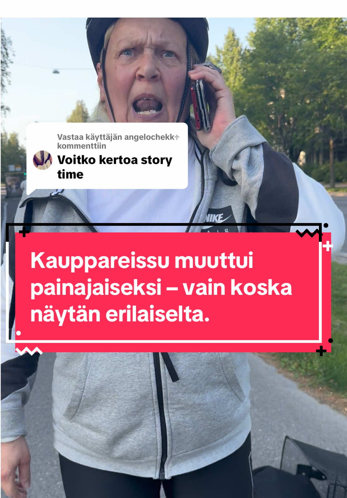 Vastaus käyttäjälle @angelochekk♱ Eilen kauppareissulla mun kahden lapsen kanssa jouduimme todella ikävän tilanteen keskelle. Lähikaupan edessä nainen alkoi huutaa ja käyttäytyä törkeästi – ei vain minua, vaan myös lapsiani kohtaan. Sanat ja käytös olivat selvästi rasistisia, ja tämä kertoi enemmän hänen omasta pahasta olostaan kuin meistä. Olen asunut Suomessa 35 vuotta, käynyt armeijan ja rakentanut elämäni täällä. Silti tällaista joutuu kokemaan. Suomessa jokaisella pitää olla oikeus kulkea kadulla rauhassa, ilman pelkoa siitä, että joku hyökkää sanallisesti taustan tai ulkonäön vuoksi. Tämä ei ole se Suomi, josta olen ylpeä. Tähän on puututtava – koska tasa-arvo ja turvallisuus kuuluvat kaikille. #rasismi #stoprasismille #tasaArvo #suomi #kaikkiyhdessä #oikeudenmukaisuus #kotisuomi #turvallisuuskuuluukaikille #suvaitsevaisuus #yhdessä #ihmisoikeudet #sananvoima 