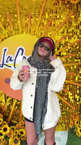 I LOVE U @LaCroix Sparkling Water THANK U FOR MAKINg MY DREAMS REALITY #fyp #lacroixwaterpartner #livelacroix #lacroix #strawberrypeach #outsidelands #sanfrancisco #osl 