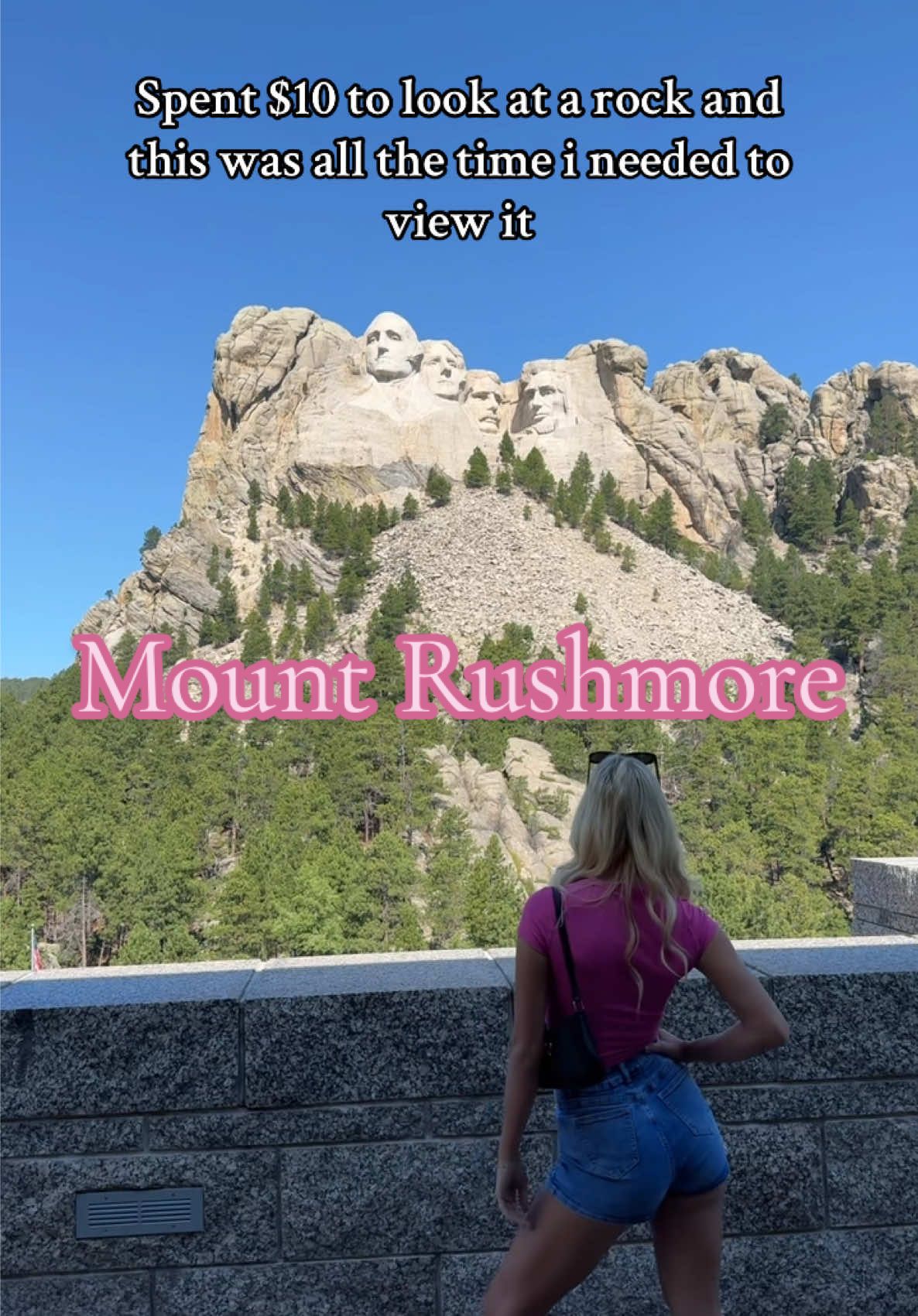Ok but it was cool #mountrushmore #travel #contentcreator 