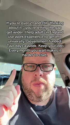 If you’re 21+ and working in England, you could already qualify to start university without grades or going back full-time. Head to my profile and complete the Eligibility Checker questions — I’ll be in touch to help you get moving now. #universityuk #applytouniversity #careerchange 